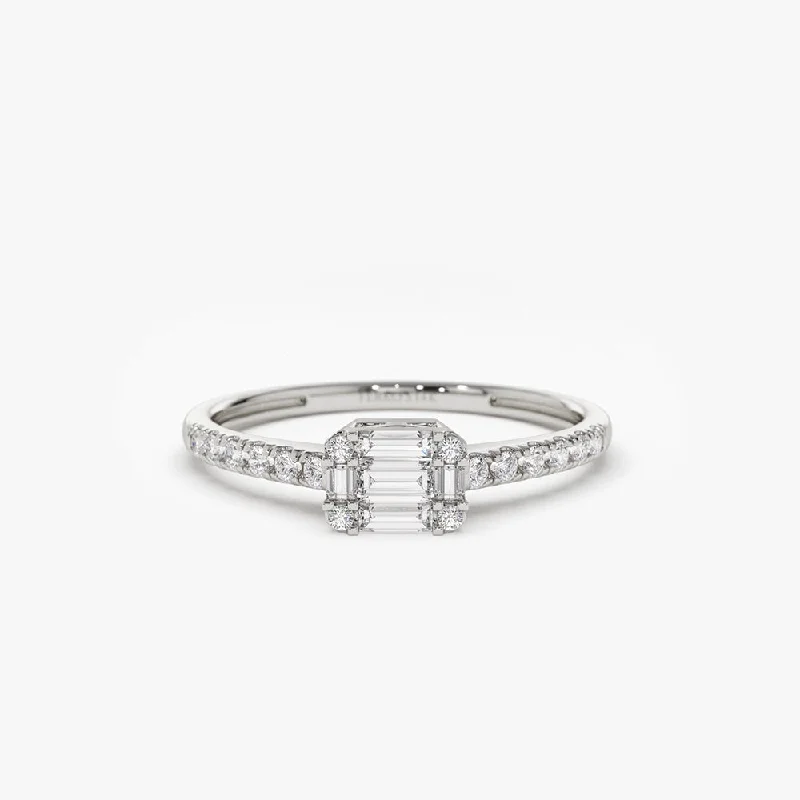 14K White Gold