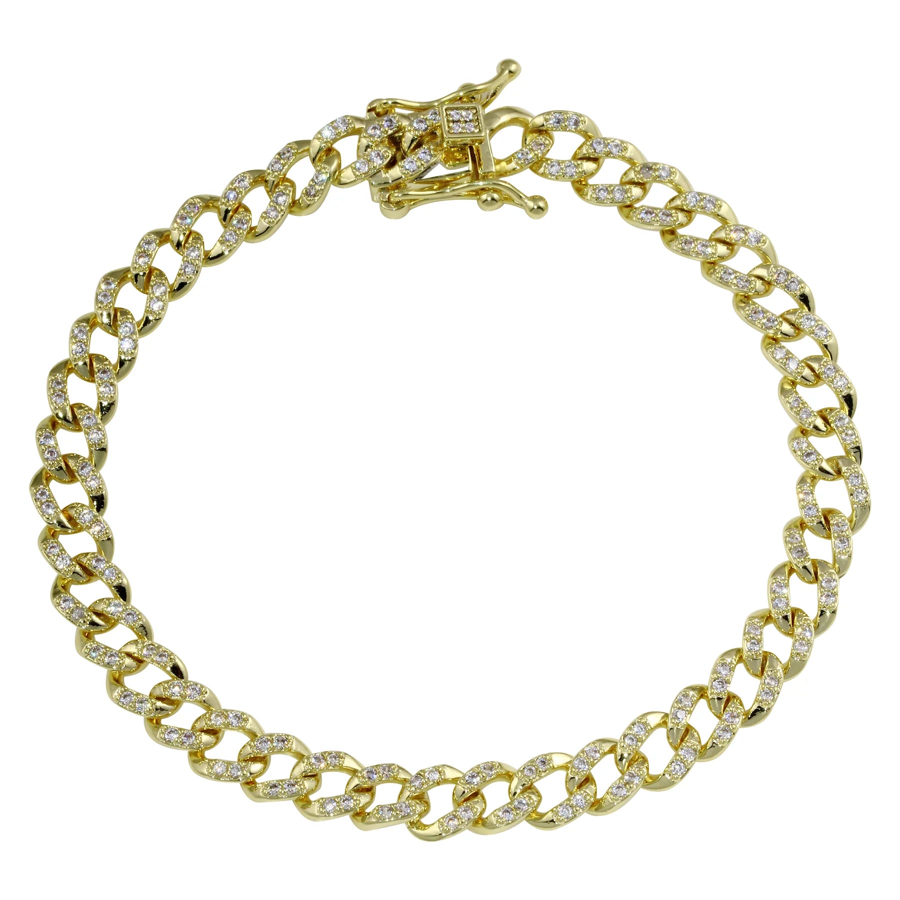 High-end Bracelets for Fashionistas-5mm Cuban Chain Bracelet