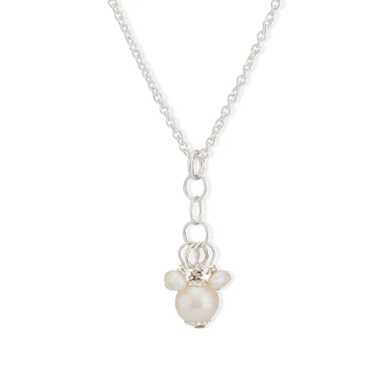 Statement Necklace Set-chloe white pearl necklace