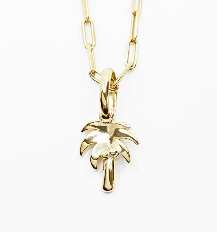 Monogram Necklaces-Palm Tree Necklace