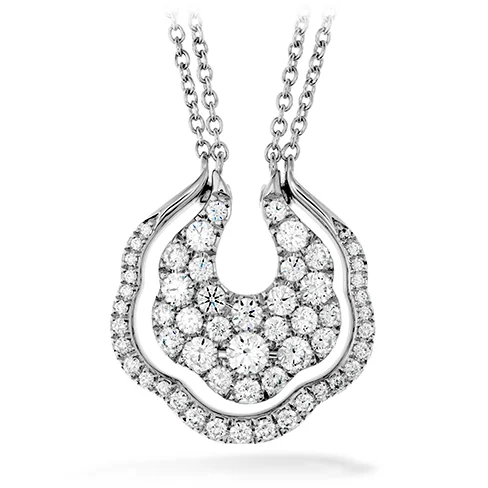 Thin Necklaces-Hearts On Fire Lorelei Diamond Pave Necklace