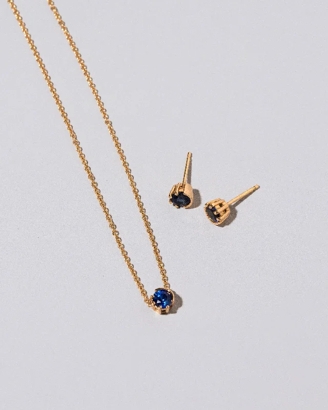 Protective Necklaces-Necklace & Studs Set - Sun & Moon Collection