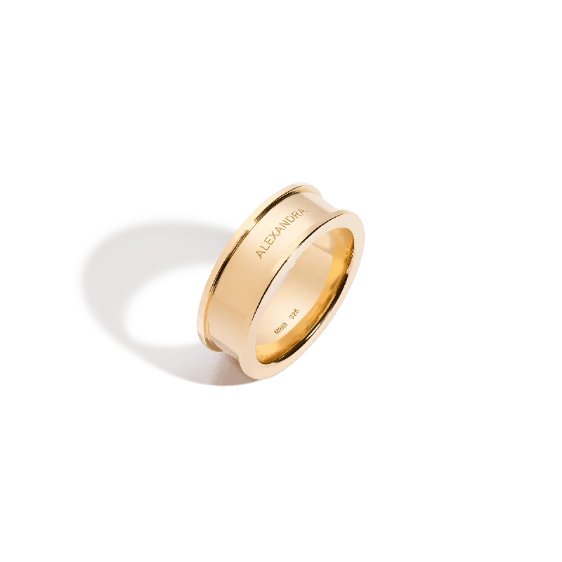 Matching Wedding Ring Sets for Couples-Column Ring