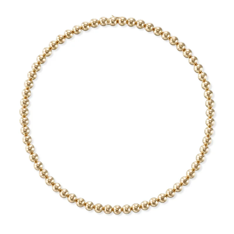 Men's Necklaces-AUDREY TENNIS NECKLACE Medium (Gold)