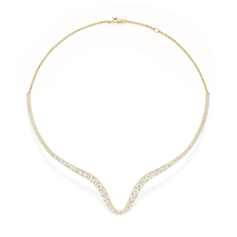 Animal Necklaces-CLARA CURVED COLLAR