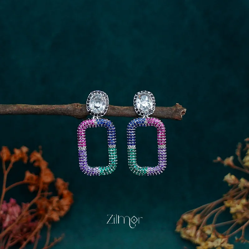 Elegant Gemstone Drop Earrings-OT1011199 - AD Stone  Earrings