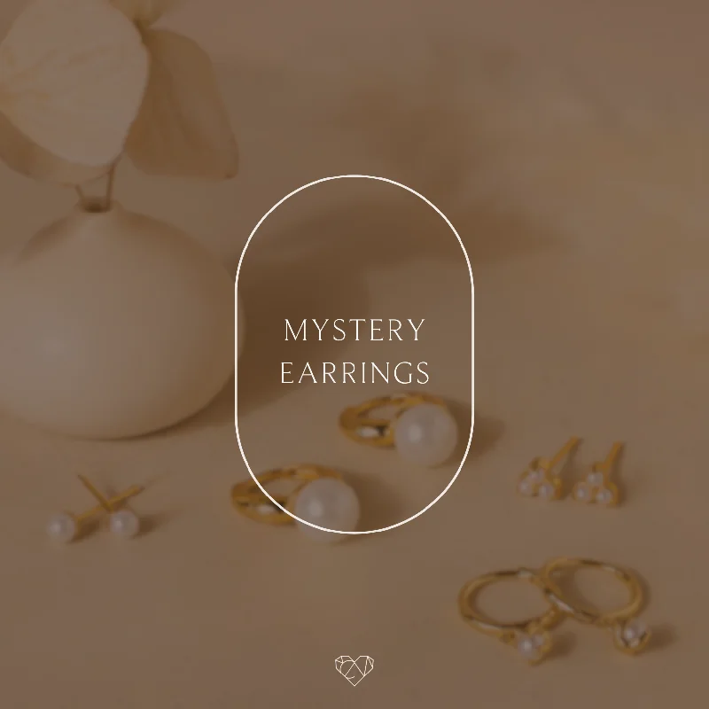 Gold Hoop Earrings-Mystery Earrings