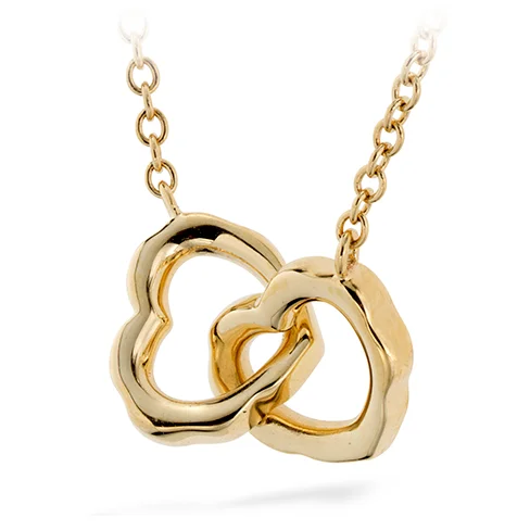 One-Of-A-Kind Necklaces-Hearts On Fire Lorelei Interlocking Heart Necklace