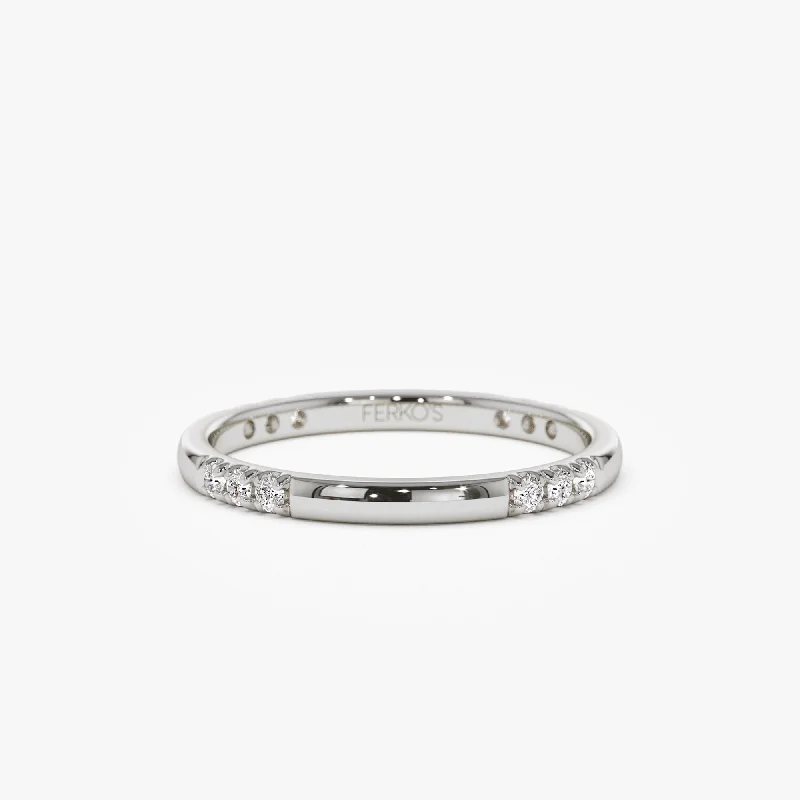 14K White Gold