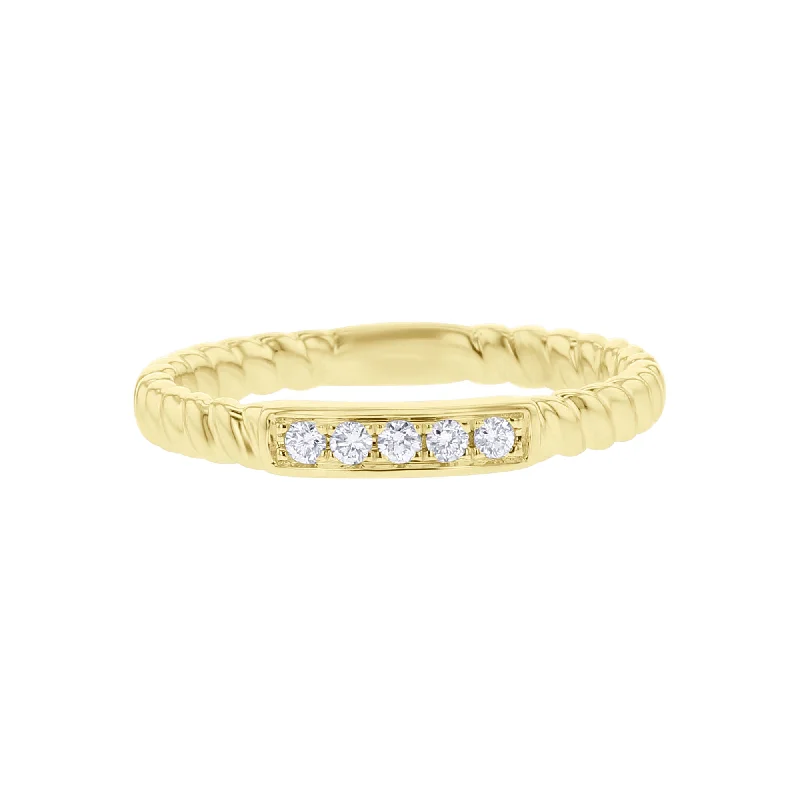 Men’s Customizable Promise Rings-Charleston Twisted Diamond Ring