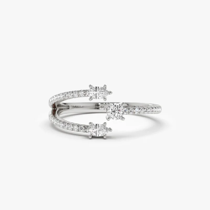 14K White Gold