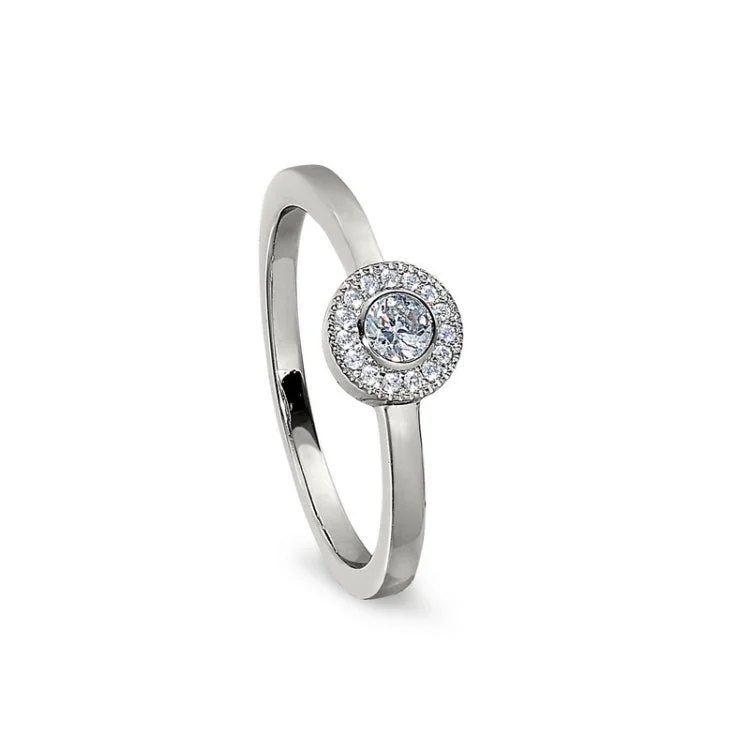 Men’s Custom Rings-Platinum Finish Sterling Silver Micropave Round Simulated Diamond Ring with Simulated Diamonds Size 8