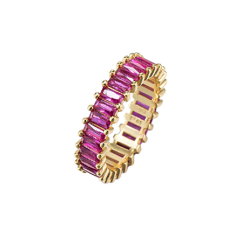 18ct Gold Plated Ruby