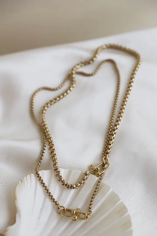 Layered Chain Necklaces-NOVA CHAIN NECKLACE