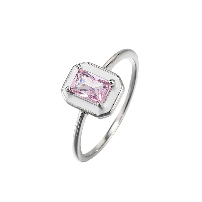 925 Sterling Silver Pink