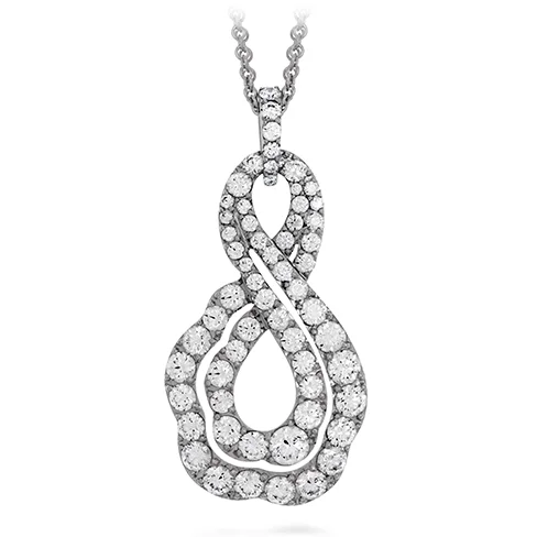 Infinity Heart Necklaces-Hearts On Fire Lorelei Diamond Infinity Pendant