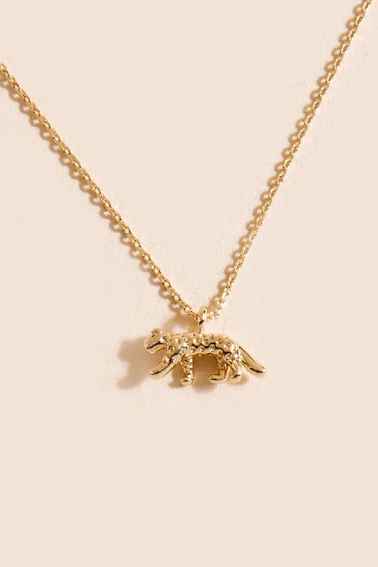 Luxury Diamond Necklaces-Lucky Tiger Charm Necklace