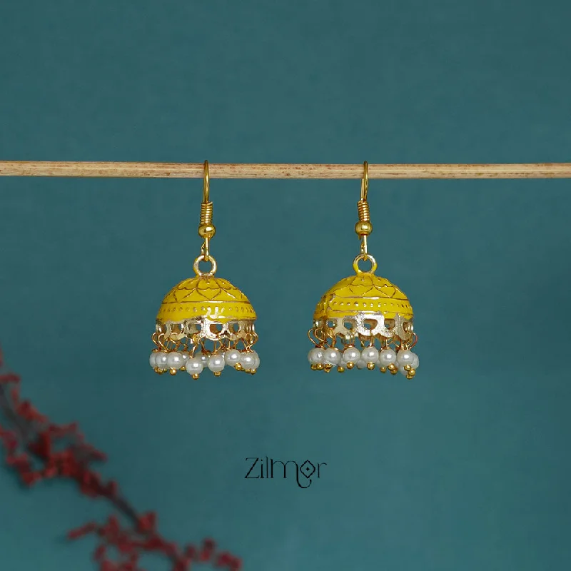 Custom Drop Earrings for Women-ZI1011283 - Meenakari Jhumka Earrings