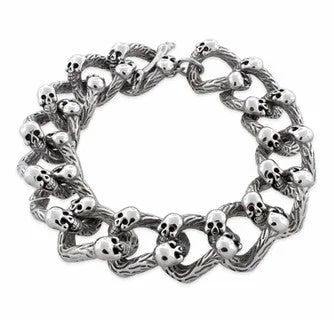 Inspirational Bracelets for Mindfulness-Small Skull Bracelet