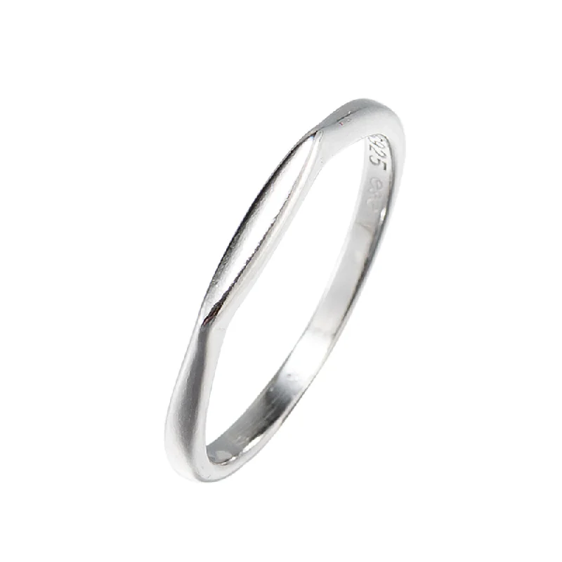 Men’s Wedding Bands with Diamonds-Angled Ring