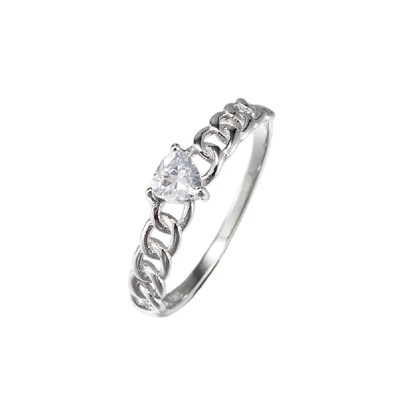 925 Sterling Silver Zirconia