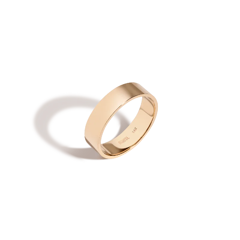 Custom Gold Rings for Women-Modern Cigar Band