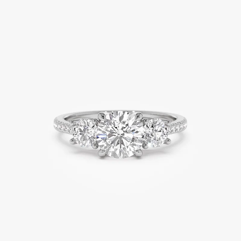 14K White Gold