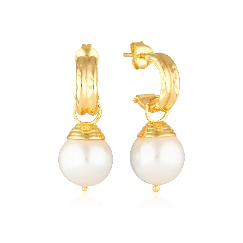 Designer Pearl Earrings-Rachel Earrings