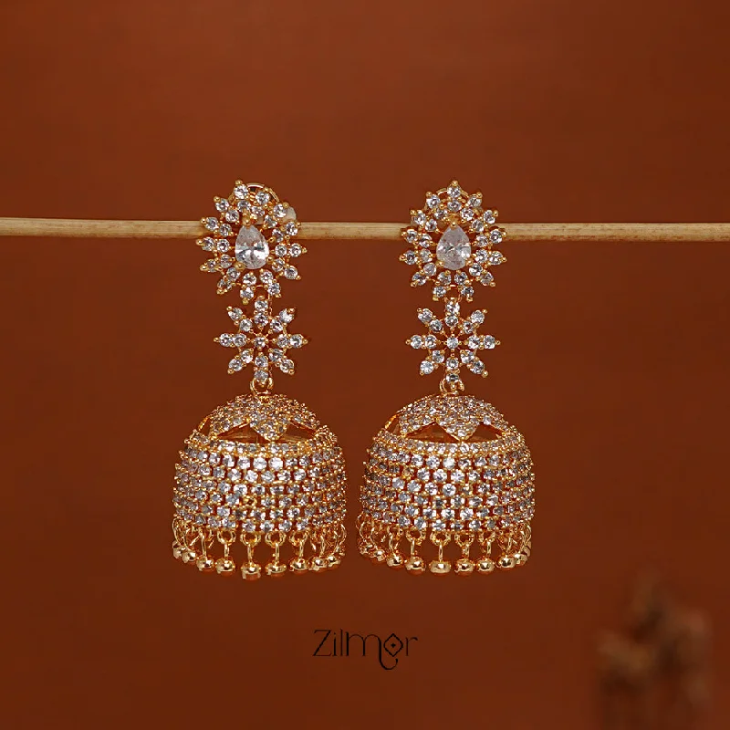 Luxury Pearl Earrings for Women-SN1011363 -Ad Stone Jumkha Earrings