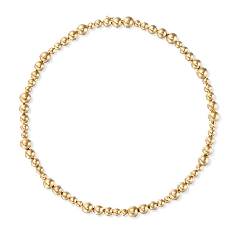 Rose Gold Necklaces-AUDREY GRADUATED REPEATING NECKLACE (Gold)