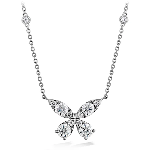 Antique Necklaces-Hearts On Fire Aerial Diamond Pendant Necklace