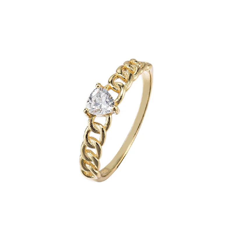 18ct Gold Plated Zirconia