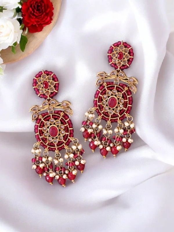 Simple Hoop Earrings-Rani Shivaka Chandbalis