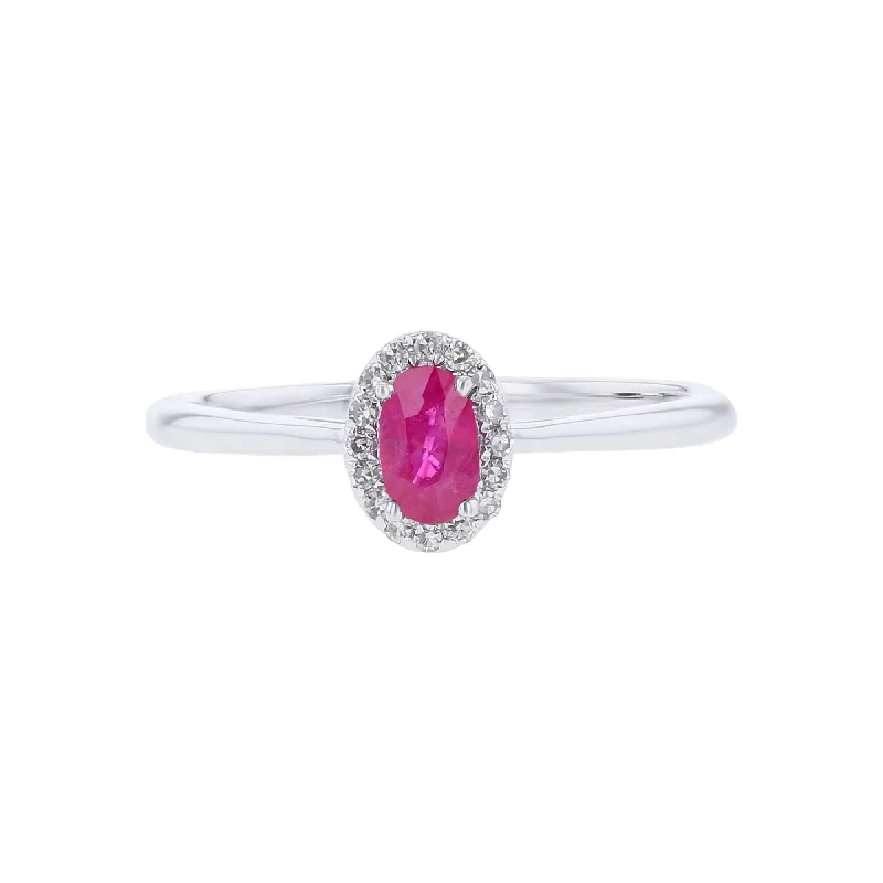 Custom Wedding Ring Designs-Popsicle Ruby & Diamond Ring