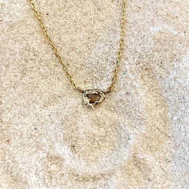 Love Heart Necklaces-Star Bright 14K Gold and Diamond Necklace