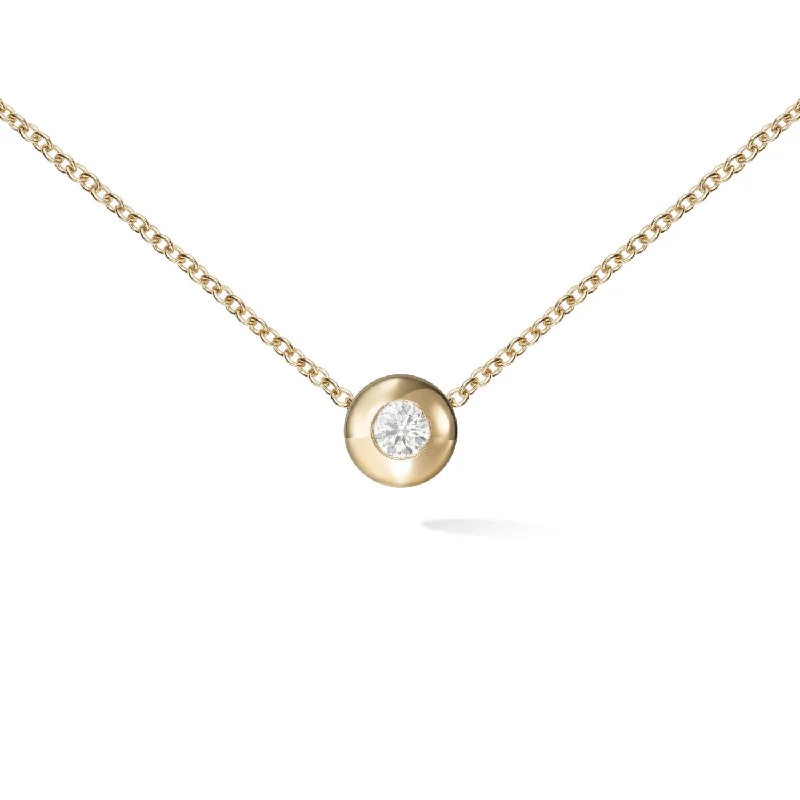 Luxury Diamond Necklaces-AUDREY PENDANT Small