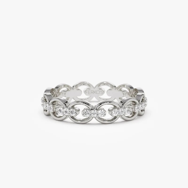 14K White Gold