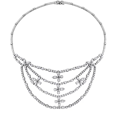 Women's Necklaces-Hearts On Fire Aerial Diamond Necklace