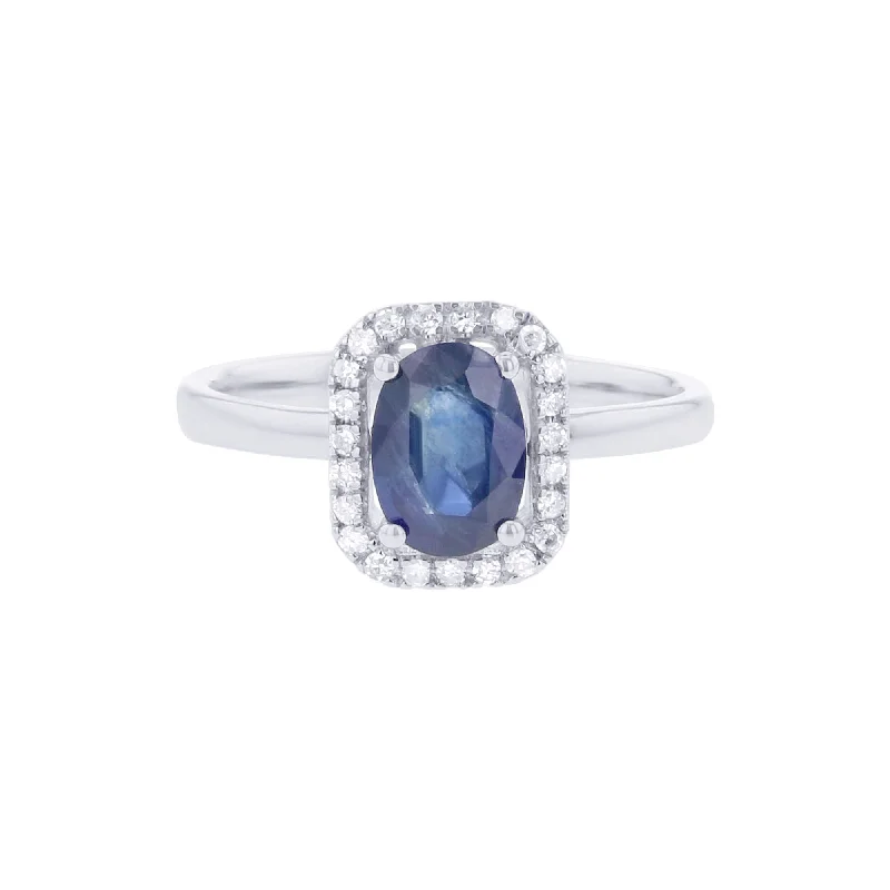 High-Quality Diamond Wedding Bands-Beautiful in Blue Sapphire and Diamond Ring