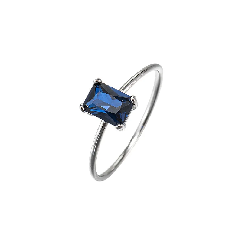 925 Sterling Silver Blue