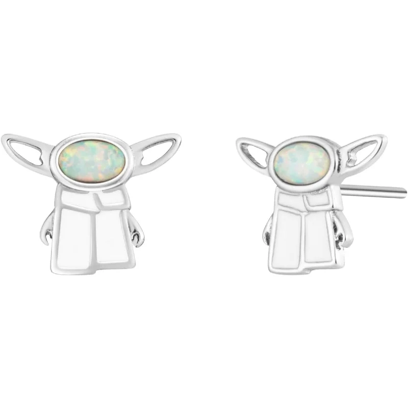 Simple Pearl Earrings-Magdalena Baby Yoda Stud Earrings