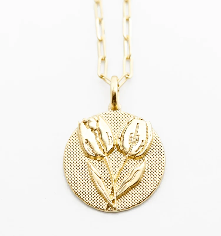 Love Necklaces-Bold Tulip Necklace