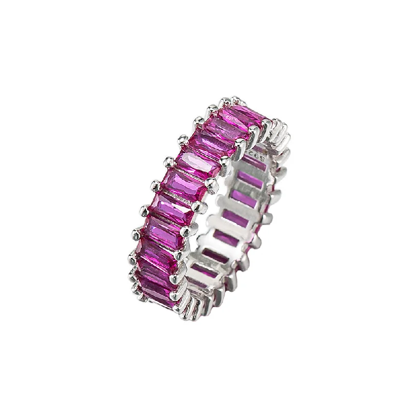 925 Sterling Silver Ruby