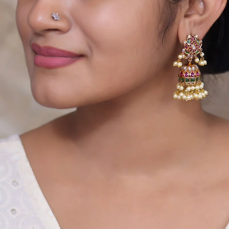 Personalized Pearl Earrings for Women-SN101626 -  Jumkha Earrings