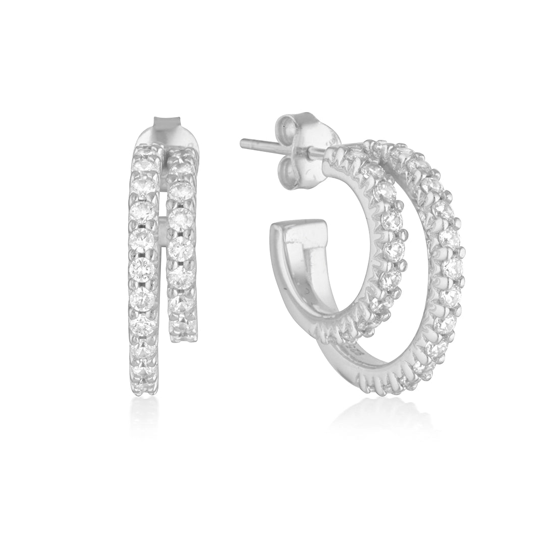 Sparkling Crystal Earrings-Linna Earrings