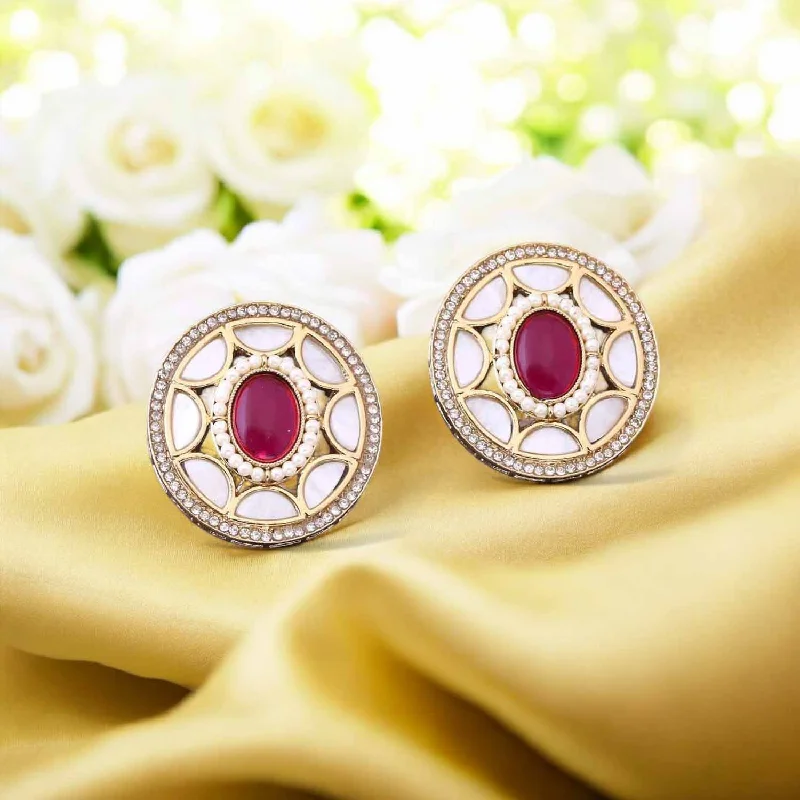 Large Hoop Earrings-Rani Raanu Studs